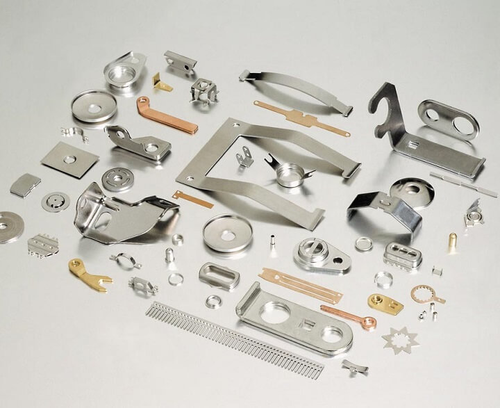 Stamping parts and auxiliary component assembly Stamping parts and auxiliary component assembly