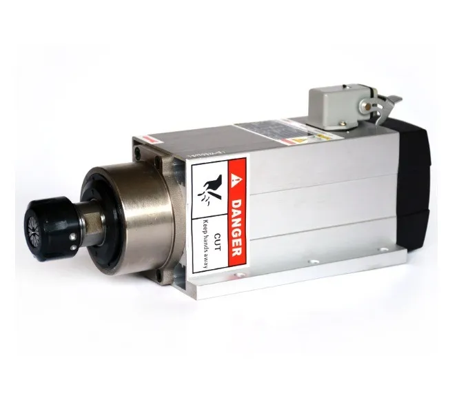 Image of a standard CNC milling spindle specifically designed for precision machining equipment Image of a standard CNC milling spindle specifically designed for precision machining equipment