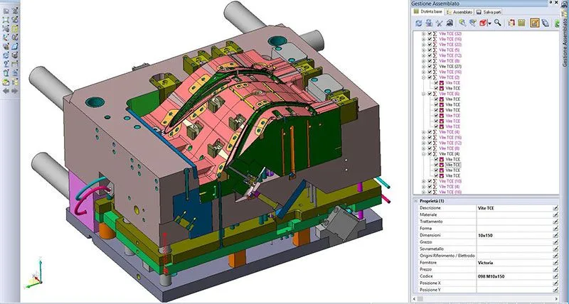 Thiết kế cấu tạo khuôn dập 3D trên phần mềm chuyên dụng